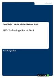 Cover von BPM Technologie Radar 2011