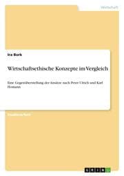 Cover von Wirtschaftsethische Konzepte im Vergleich