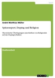 Cover von Spitzensport, Doping und Religion