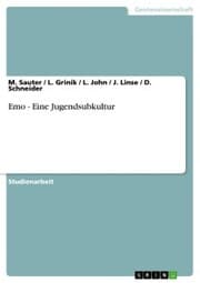 Cover von Emo - Eine Jugendsubkultur