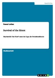 Cover von Survival of the fittest