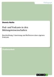 Cover von Pod- und Vodcasts in den Bildungswissenschaften