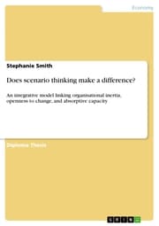 Cover von Does scenario thinking make a difference?
