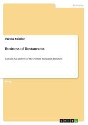 Cover von Business of Restaurants