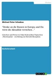 Cover von 'Denke an die Russen in Europa, und Du wirst die Aktualität verstehen...'