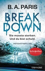 Cover von Breakdown - Sie musste sterben. Und du bist schuld