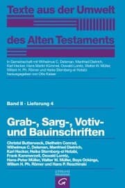 Cover von Grab-, Sarg-, Votiv- und Bauinschriften