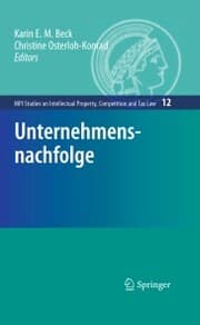 Cover von Unternehmensnachfolge
