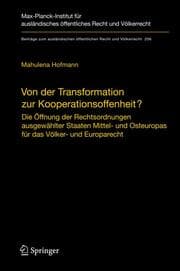 Cover von Von der Transformation zur Kooperationsoffenheit?