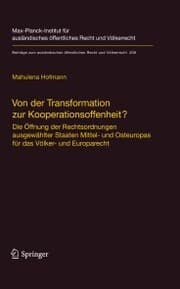 Cover von Von der Transformation zur Kooperationsoffenheit?
