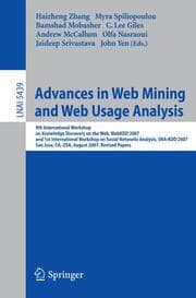 Cover von Advances in Web Mining and Web Usage Analysis