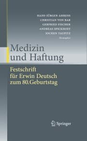 Cover von Medizin und Haftung
