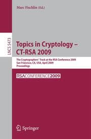 Cover von Topics in Cryptology - CT-RSA 2009