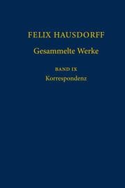 Cover von Korrespondenz