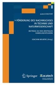 Cover von Förderung des Nachwuchses in Technik und Naturwissenschaft