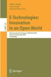 Cover von E-Technologies: Innovation in an Open World