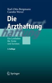 Cover von Die Arzthaftung