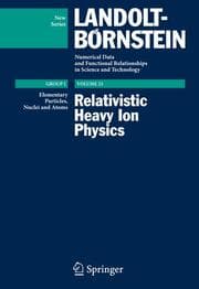 Cover von Relativistic Heavy Ion Physics