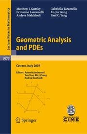 Cover von Geometric Analysis and PDEs