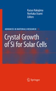 Cover von Crystal Growth of Silicon for Solar Cells