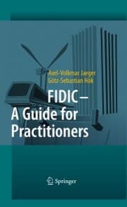 Cover von FIDIC - A Guide for Practitioners