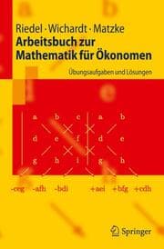 Cover von Arbeitsbuch zur Mathematik für Ökonomen