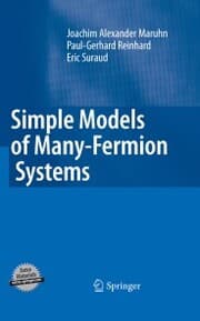 Cover von Simple Models of Many-Fermion Systems