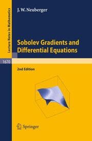Cover von Sobolev Gradients and Differential Equations