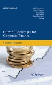 Cover von Current Challenges for Corporate Finance