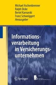Cover von Informationsverarbeitung in Versicherungsunternehmen
