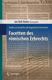 Cover von Facetten des römisches Erbrechts