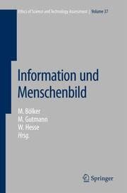 Cover von Information und Menschenbild