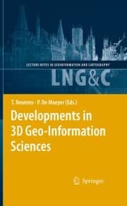 Cover von Developments in 3D Geo-Information Sciences