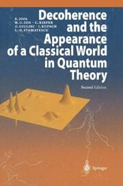 Cover von Decoherence and the Appearance of a Classical World in Quantum Theory