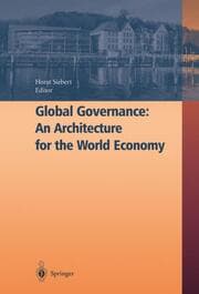 Cover von Global Governance: An Architecture for the World Economy