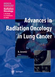Cover von Advances in Radiation Oncology in Lung Cancer