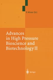 Cover von Advances in High Pressure Bioscience and Biotechnology II