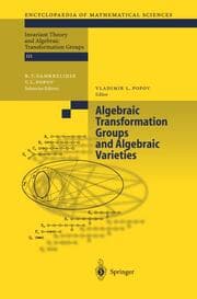 Cover von Algebraic Transformation Groups and Algebraic Varieties