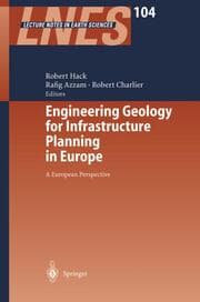 Cover von Engineering Geology for Infrastructure Planning in Europe