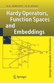 Cover von Hardy Operators, Function Spaces and Embeddings
