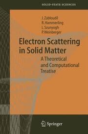 Cover von Electron Scattering in Solid Matter