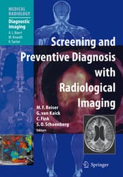 Cover von Screening and Preventive Diagnosis with Radiological Imaging