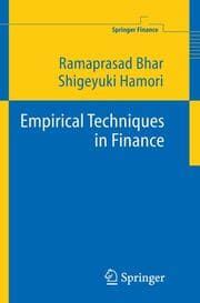 Cover von Empirical Techniques in Finance