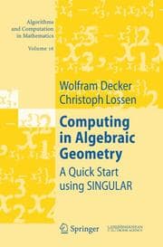 Cover von Computing in Algebraic Geometry