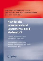 Cover von New Results in Numerical and Experimental Fluid Mechanics V
