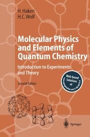 Cover von Molecular Physics and Elements of Quantum Chemistry
