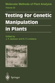 Cover von Testing for Genetic Manipulation in Plants