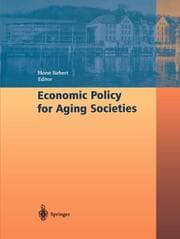 Cover von Economic Policy for Aging Societies