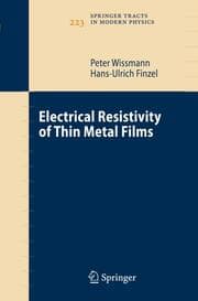 Cover von Electrical Resistivity of Thin Metal Films