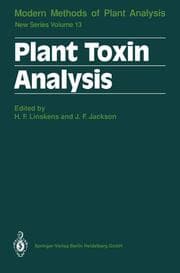 Cover von Plant Toxin Analysis